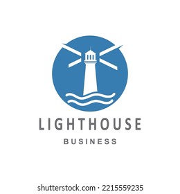 Light House Logo Template icon vector illustration 