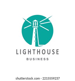 Light House Logo Template icon vector illustration 
