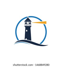 Light House Logo Template vector illustration