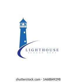 Light House Logo Template vector illustration