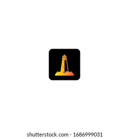Diseño de icono vectorial de la plantilla de logotipo de la cámara ligera