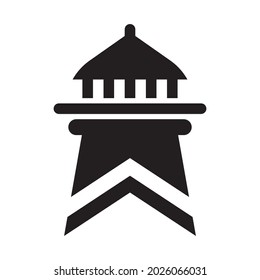 Light house logo template vector icon design