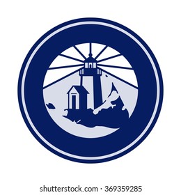 light house logo vector. svg