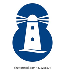 light house logo vector,