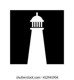 light house logo vector.