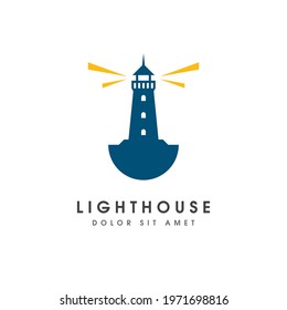 Light House Logo Vector Design