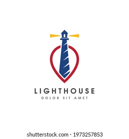 Light House Logo Vector Design