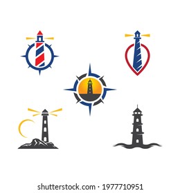 Light House Logo Vector Design