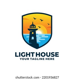 Logo des Leuchtturms, Vektorgrafik