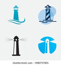 Light House Logo vector Template