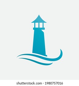 Light House Logo vector Template