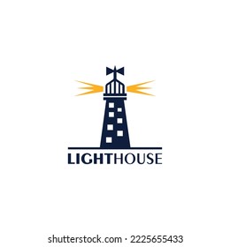 Light House logo vintages tower