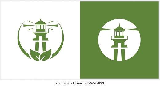 LIGHT HOUSE MARCUSUAR WITH CRUCH LOGO DESIGN