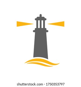 Light House Simple Unique Icon Symbol Logo For Business Industry Vector Isolated