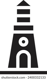 Icono de línea de vector único de la casa de luz