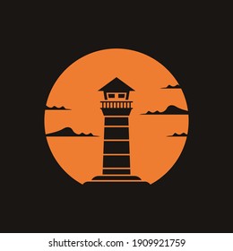 Light house vector design illustration