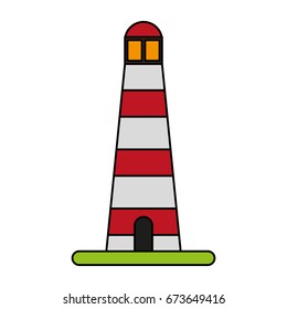 light house vector illustration