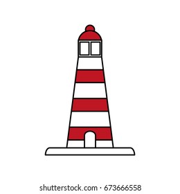 light house vector illustration