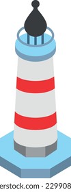 light house Vector illustration on a transparent background. Premium quality symbols. Flat icons for concept and graphic design.