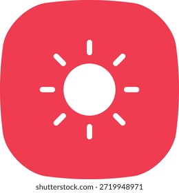 Icono de luz, brillo y símbolo de ajuste de exposición