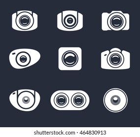 Light Icon Camera And Mobile Lens