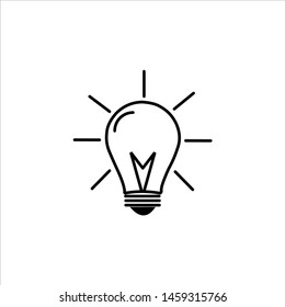 light icon energy electricity lighbulb tecnology 