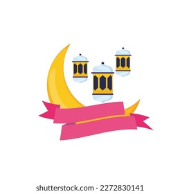 light icon with green color Ramadan and Islamic Eid