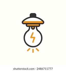 light icon, isolated colored icon theme workplace