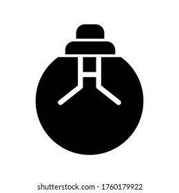 Icono de luz o logotipo símbolo de signo aislado ilustración vectorial - iconos vectoriales de estilo negro de alta calidad

