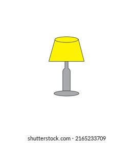  Icono de luz sobre un vector libre de fondo blanco