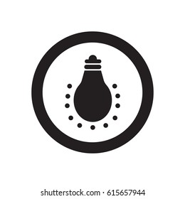 light icon on the white background