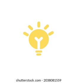 Light icon png creative on white background