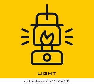 Light icon signs