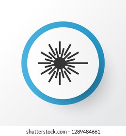 Light icon symbol. Premium quality isolated laser beam element in trendy style.