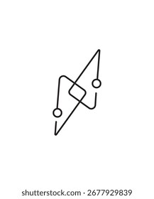 light icon, vector best line icon.