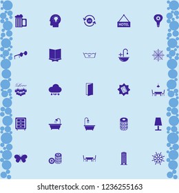 light icon. light vector icons set sink, dining room, sunglasses and bathroom shower