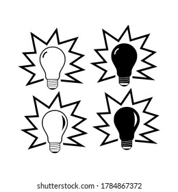light icon vector illustration logo template 