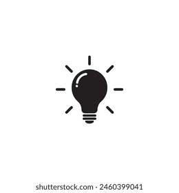 Lichtsymbol Vektorgrafik Illustration Logo Design