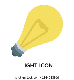 Light icon vector isolated on white background for your web and mobile app design, Light logo concept