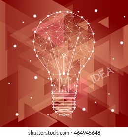 light, idea , loop , geometry , vector illustration