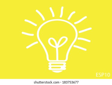 light idea vector illustration