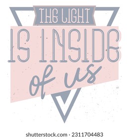 Das Licht ist in uns ein selbstliebendes Design 