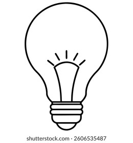 light isolated on a white background