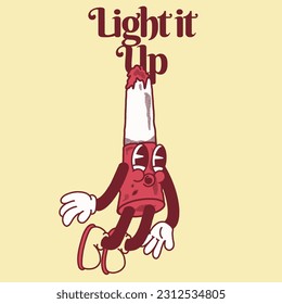 Light it Up With Joint Groovy Character