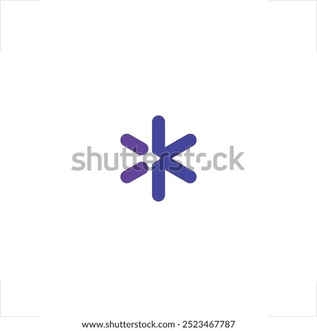 light k letter star bright logo