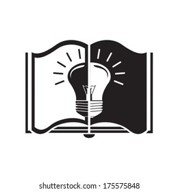 The light of knowledge. Vector. EPS-10 (non transparent elements,non gradient)