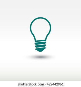 Light lamp  icon. 