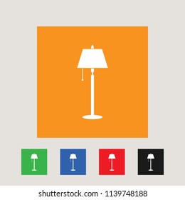 Light, Lamp icon, stock vector illustration, EPS10. 