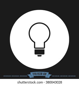Light lamp Icon Vector