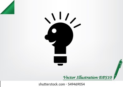 Light lamp Icon Vector